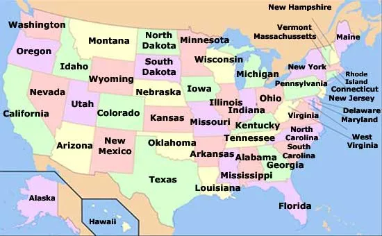 Aprende los Estados y las Capitales de Estados Unidos de América Aprende los Estados y las Capitales de Estados Unidos de América