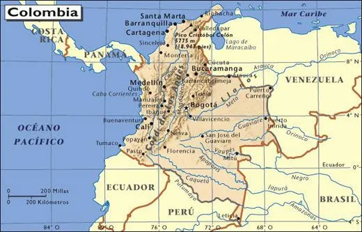 Aprende los Departamentos y las Capitales de Colombia