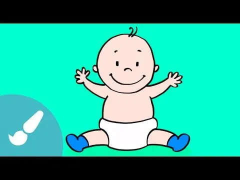 Aprende a dibujar un bebé. Dibujos para niños. - YouTube