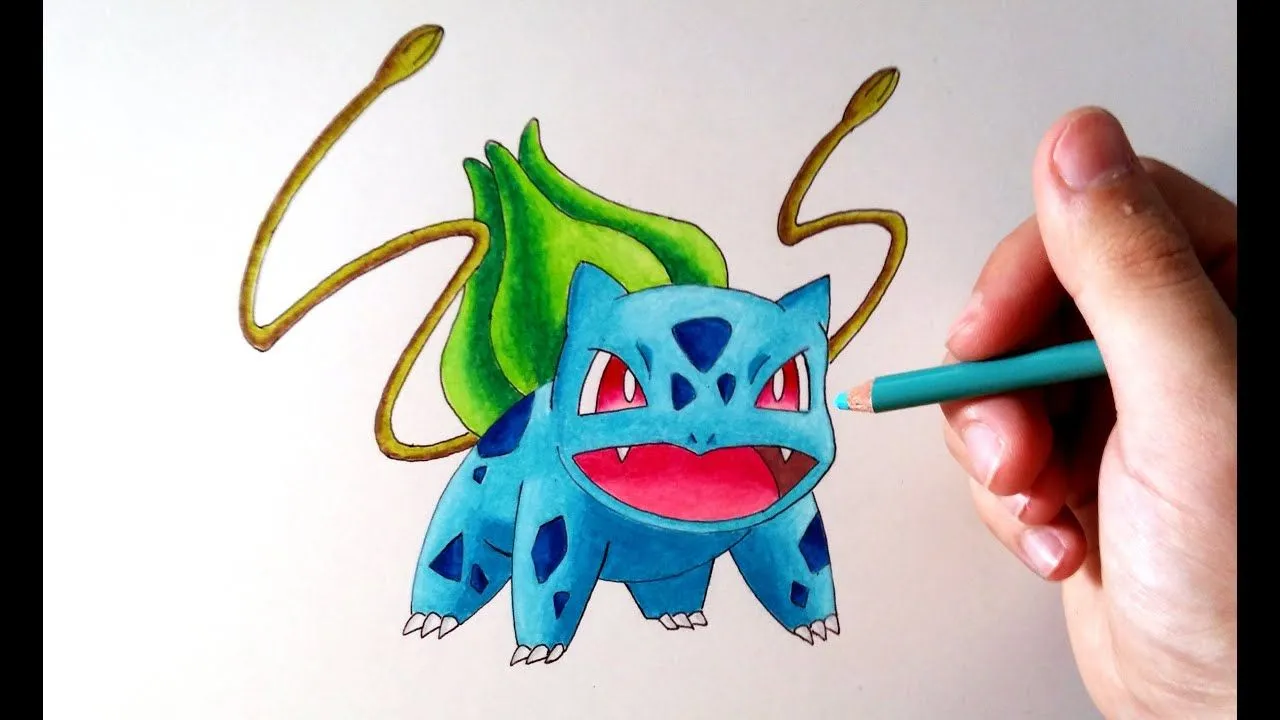 Aprende a Dibujar a Bulbasaur en Directo con ArteMaster - Pokemon - YouTube