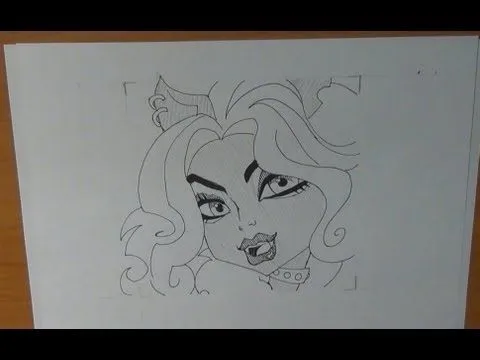Aprende a dibujar la cara de Clawdeen Wolf de las Monster High ...