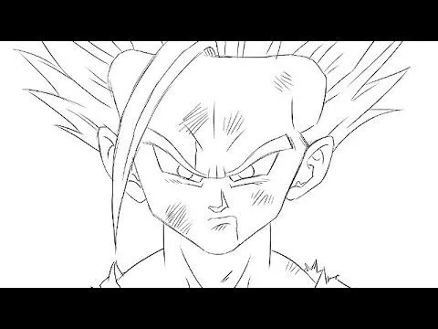 Aprende a dibujar a Son Gohan (Dragon Ball Z) en 5 minutos - YouTube