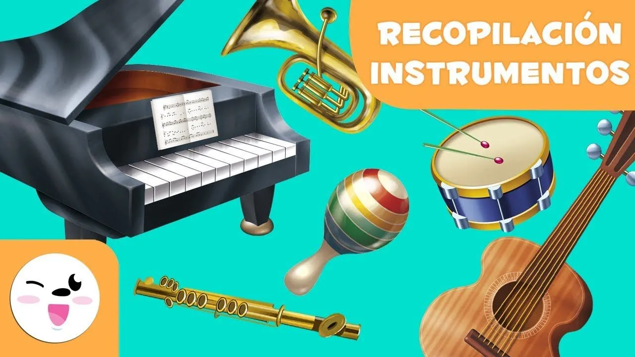 Aprende los instrumentos musicales | VIENTO, CUERDA Y PERCUSIÓN | Música  para niños - YouTube