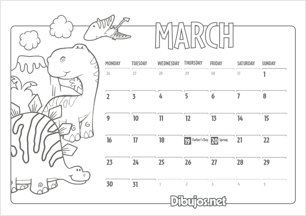Aprende los meses del año en inglés con el '2015 Calendar Coloring ...