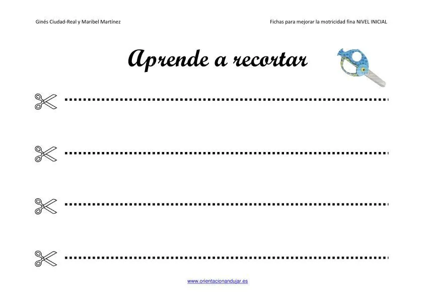 Aprende a recortar con Orientación Andujar en infantil ... Aprende a recortar con Orientación Andujar en infantil ...