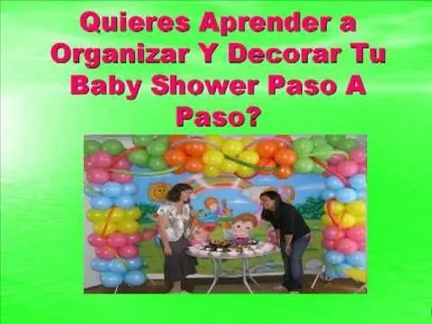 Aprender Hacer Todos Los Arreglos Para Tu Baby Shower Paso A Paso ...