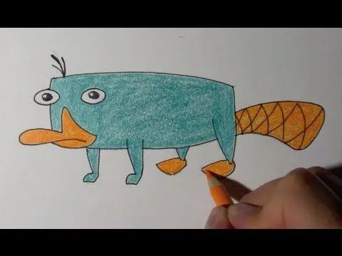 Cómo dibujar a Perry el ornitorrinco paso a paso - Dibujos para ...
