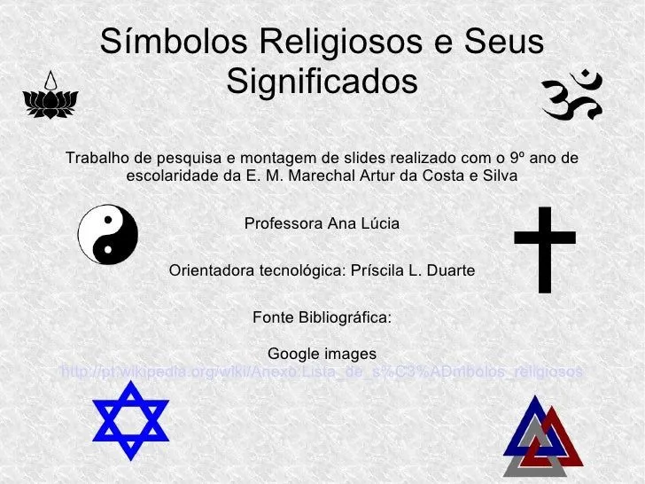Apresentação simbolos religiosos