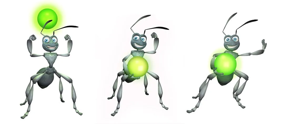 arancibiarovagna: Hormiga modelada en 3d, algunos retoques Photoshop