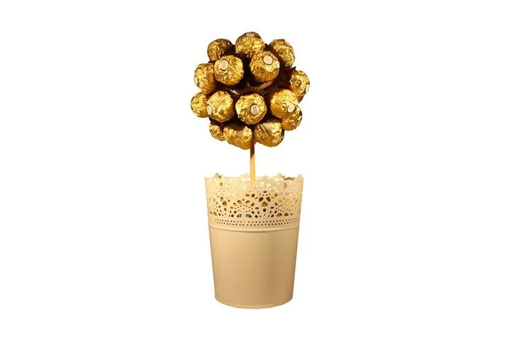 Arbol de bombones Ferrero Rocher | lembrancinhas | Pinterest ...