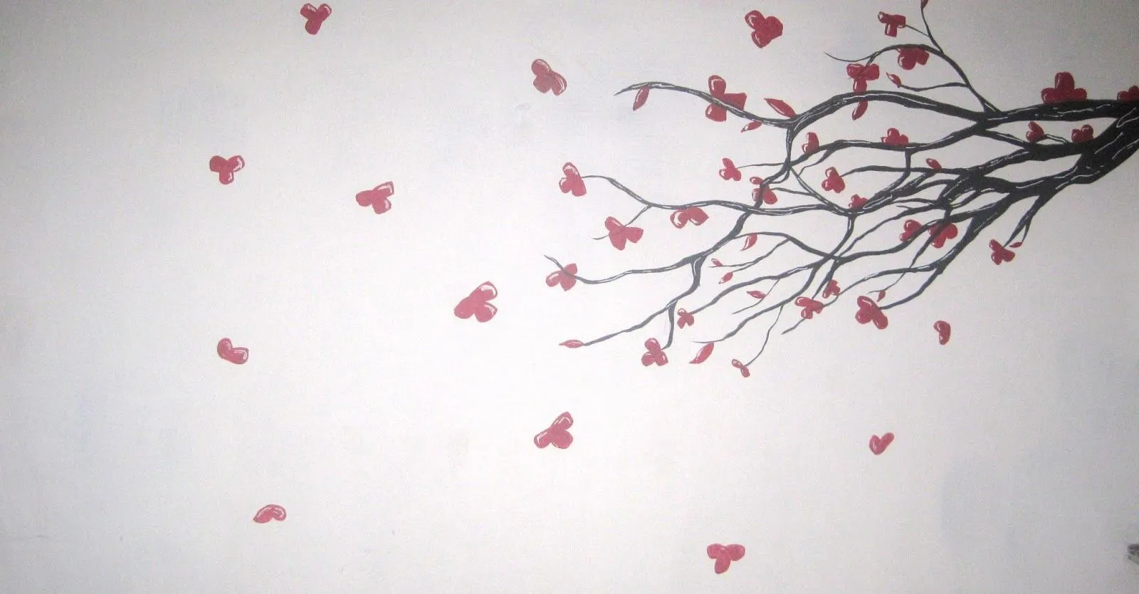 Arbol de cerezos (mural en pared) - Kadir Bali Black Milord Arte Arbol de cerezos (mural en pared) - Kadir Bali Black Milord Arte