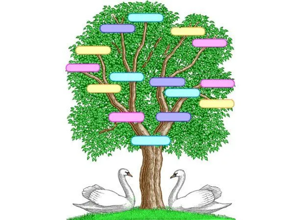Modelos de arbol genealogico para niños - Imagui