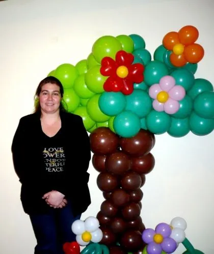 Árboles de globos de decoración - Imagui