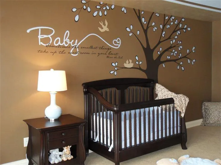 Árboles en la habitación de un bebé - Paperblog