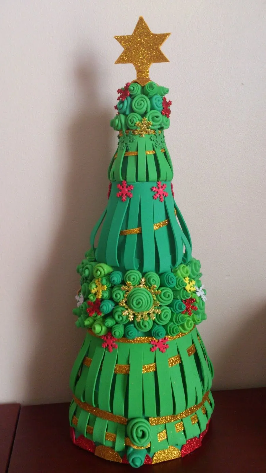 Anita y su rinconcito: Árbol navidad fofucha Anita y su rinconcito: Árbol navidad fofucha