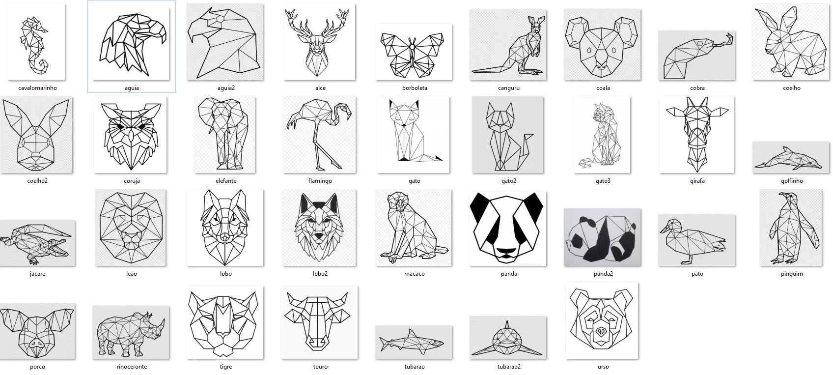 Archivo STL gratuito Animales Geométricos 2d - 34 modelos de pared・Design para impresora 3D para descargar・Cults Archivo STL gratuito Animales Geométricos 2d - 34 modelos de pared・Design para impresora 3D para descargar・Cults
