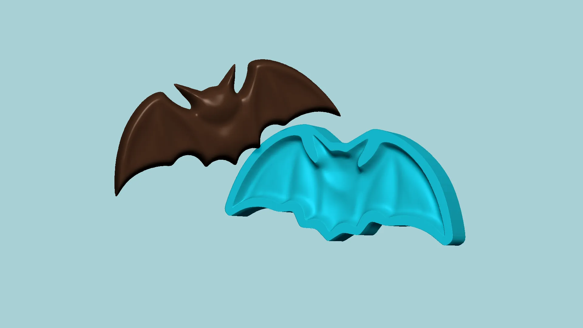 Archivo STL Molde Halloween A01 Murciélago - Molde de silicona para  chocolate・Design para impresora 3D para descargar・Cults