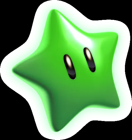 Archivo:Estrella verde SM3DW.png - Mario Fanon Wiki - Wikia
