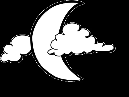 Archivo:Luna-en-las-nubes-dibujos-para-colorear.png - Wiki My ...