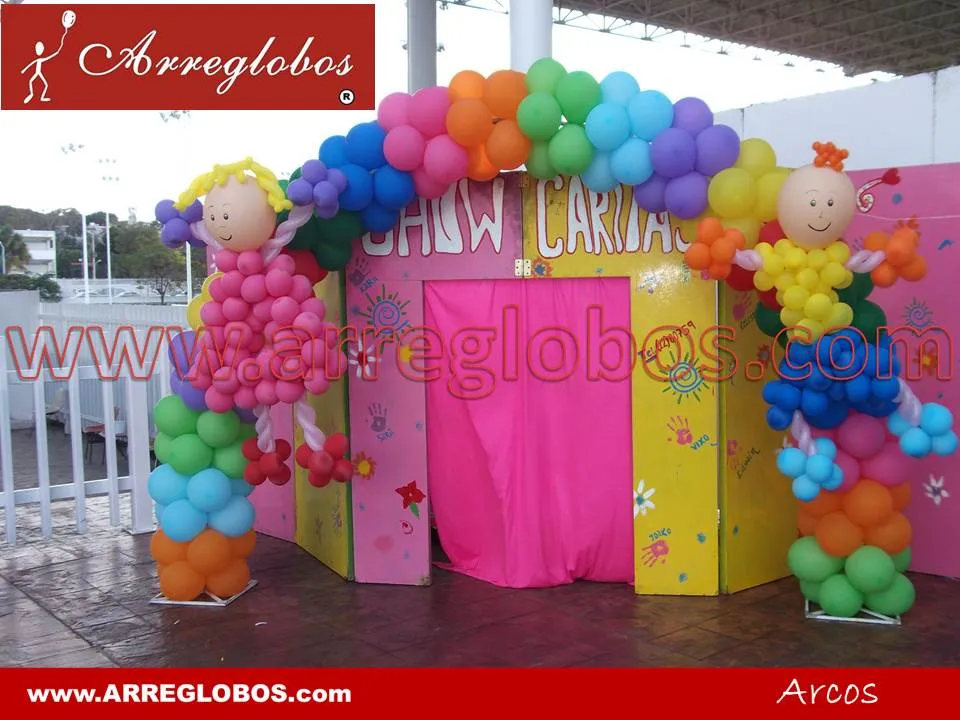 Arcos con globos | ARREGLOBOS