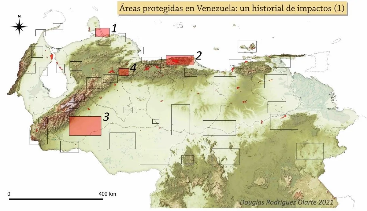 Áreas protegidas en Venezuela: un historial de impactos (parte 1) -  Observatorio de Ecología Política de Venezuela