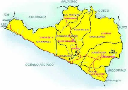Arequipa mapa - Imagui