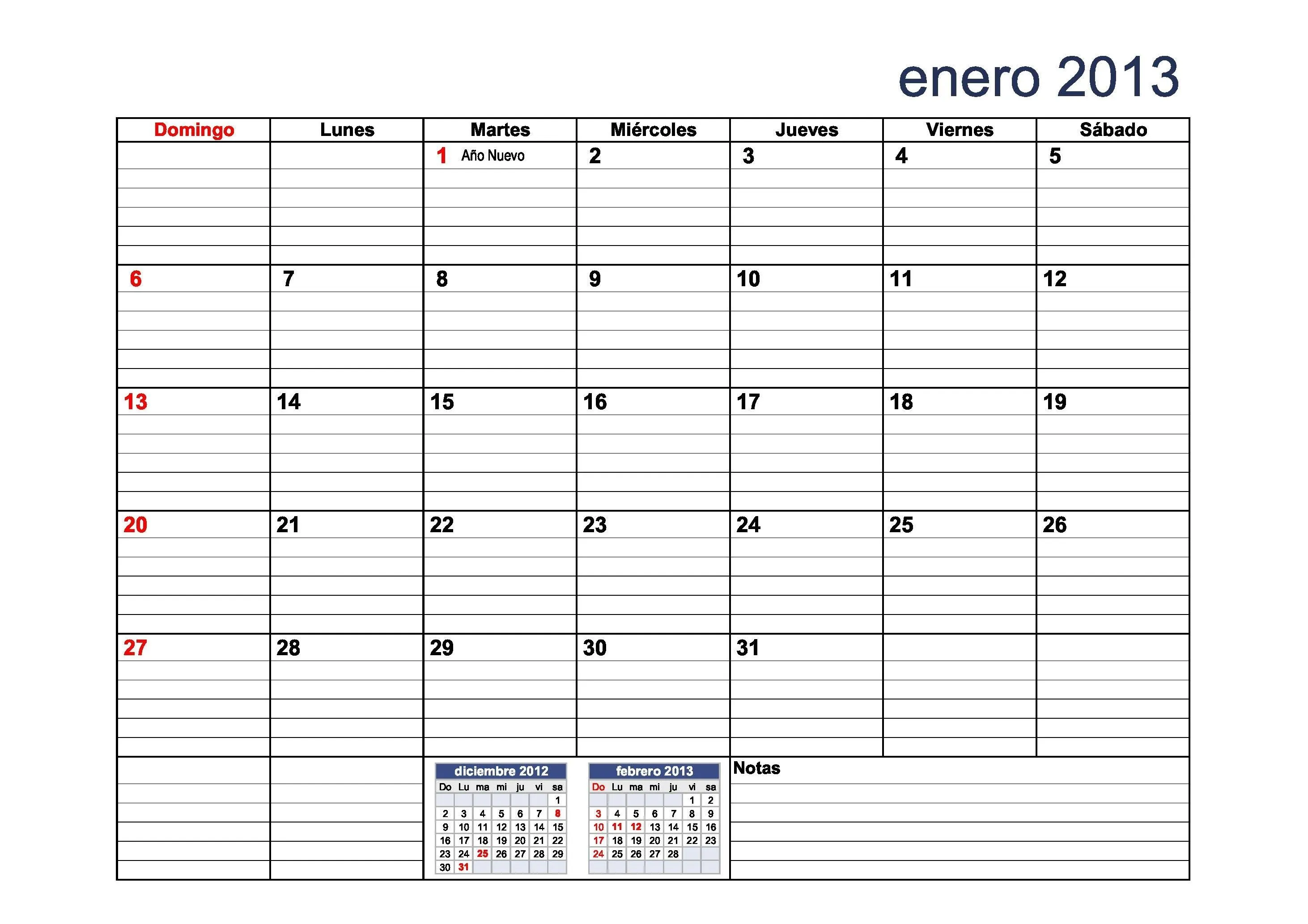 ARGENTINA: Calendario 2013 II « PARA JEFATURAS REGIONALES Y ...