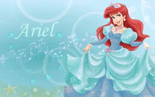Ariel in Aqua and blue - la sirenita fondo de pantalla (23916047 ...