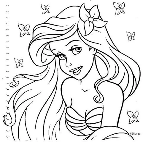 Princesa Ariel para imprimir - Imagui