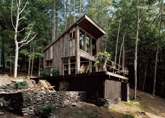Arquitectura de Casas: 11 cabañas rústicas pequeñas de madera.
