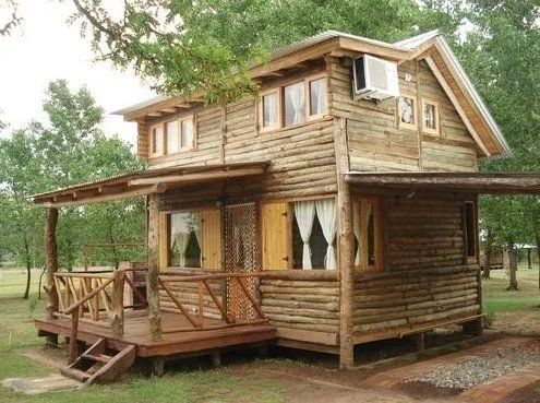 Arquitectura de Casas: Cabañas pequeñas rústicas tipo bungalow ...
