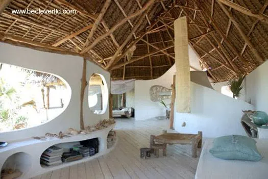 Arquitectura de Casas: Casa orgánica cerca del mar en la selva de ...