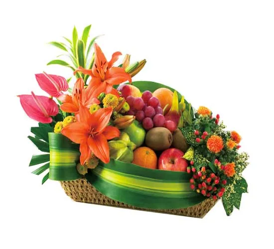 Arreglo flores con frutas — Comprar Arreglo flores con frutas ...