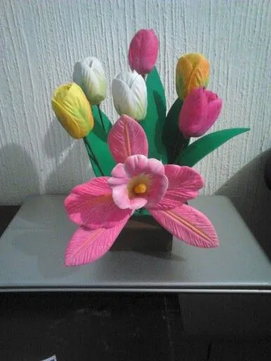 Arreglos de flores con foami - Imagui | flors | Pinterest Arreglos de flores con foami - Imagui | flors | Pinterest