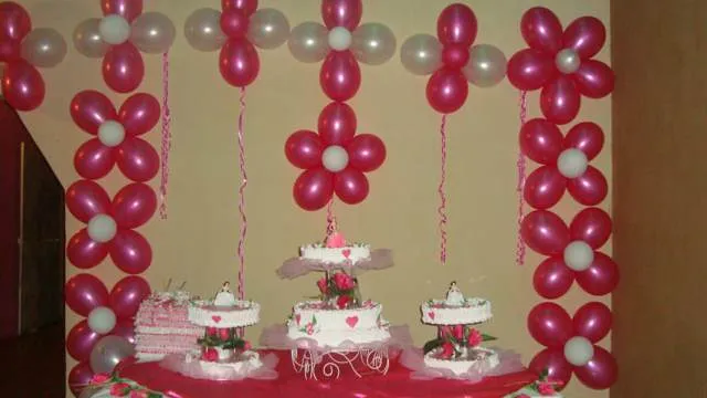 Arreglos con globos fantásticos para mi fiesta de 15 años