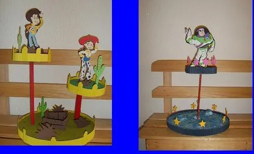 Arreglos de mesa para fiestas infantiles de Toy Story - Imagui