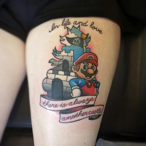 Art of Gooney Toons (Super Mario Bros. Tattoo from this morning ...
