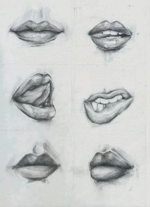 El arte de Arantxa: Como dibujar bocas