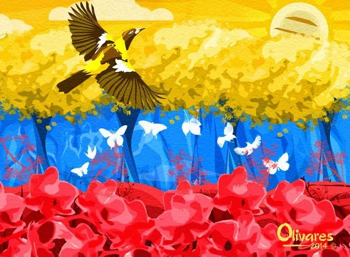 Arte con la Bandera de Venezuela | Oscar Olivares