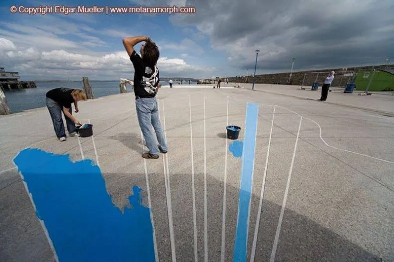 El arte callejero en 3D de Edgar Müller | Blogodisea