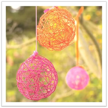 Arte Color: Bola (esfera) de fique, cabuya o lana