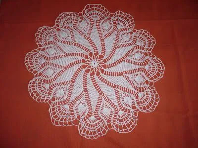 Arte Crochet: Tapete de Crochet Redondo