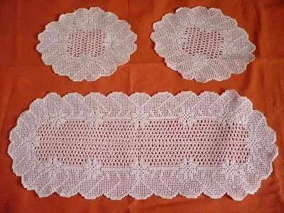 Arte Crochet: Conjunto de Tapetes de Crochet