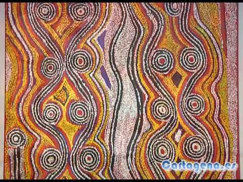 Arte indígena contemporáneo australiano en el MURAM - YouTube