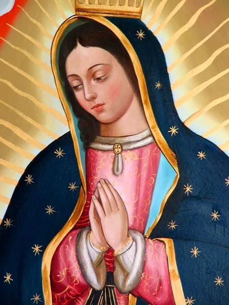 Arte Pinturas Óleo: Cuadro Virgen de Guadalupe al óleo