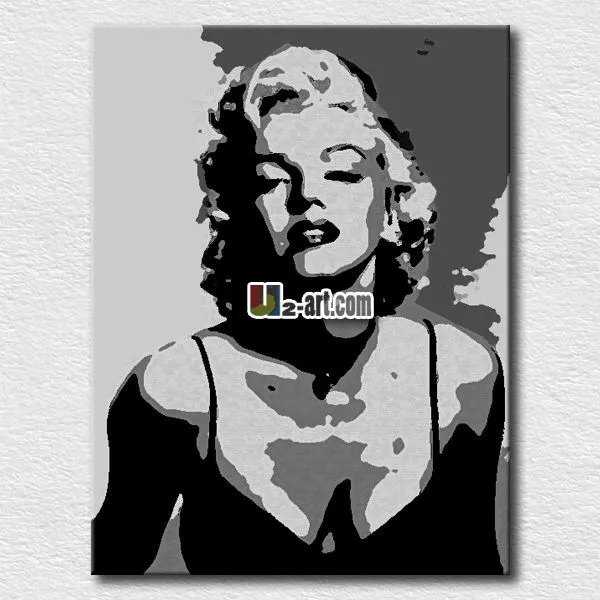 Del arte Pop de Marilyn Monroe pintura de la lona para el ...