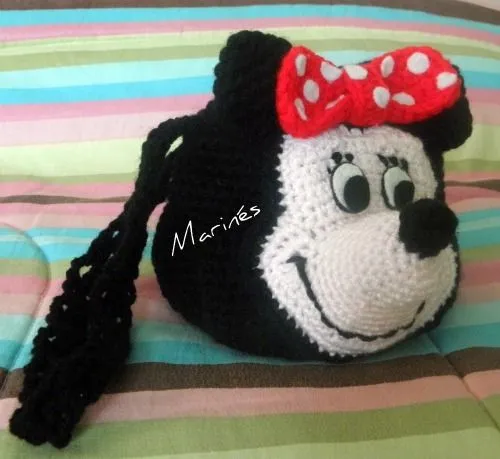 El arte de tejer: Minnie Mouse Bag