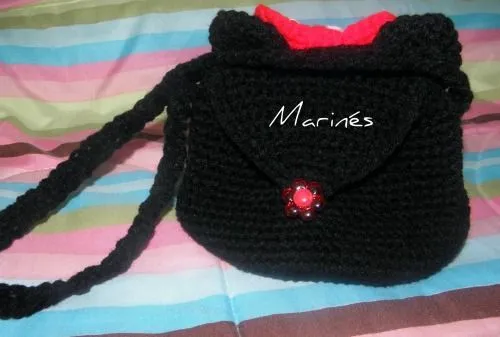 El arte de tejer: Minnie Mouse Bag
