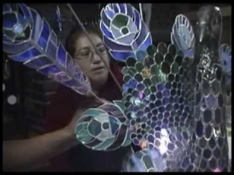 Arte en Vidrio reciclado - YouTube