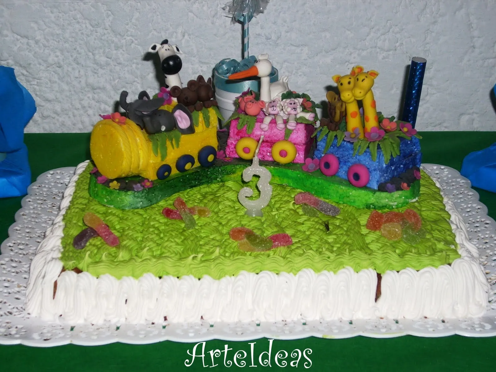 Arteideas: Decoración de cumpleaños infantil! Animales de la Selva!!!!